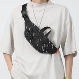 Small Chest Bag for Couples Shoulder Sports Waist Messenger Bag Men's