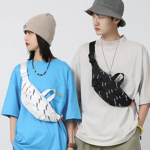Small Chest Bag for Couples Shoulder Sports Waist Messenger Bag Men's