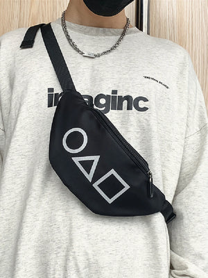 Men's Chest Bag Crossbody Messenger Shoulder Waist Bag