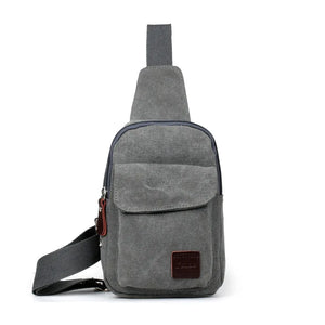 Canvas Chest Bag Men Shoulder Bag Crossbody Bag