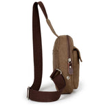 Canvas Chest Bag Men Shoulder Bag Crossbody Bag
