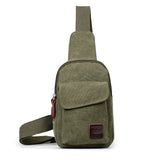 Canvas Chest Bag Men Shoulder Bag Crossbody Bag