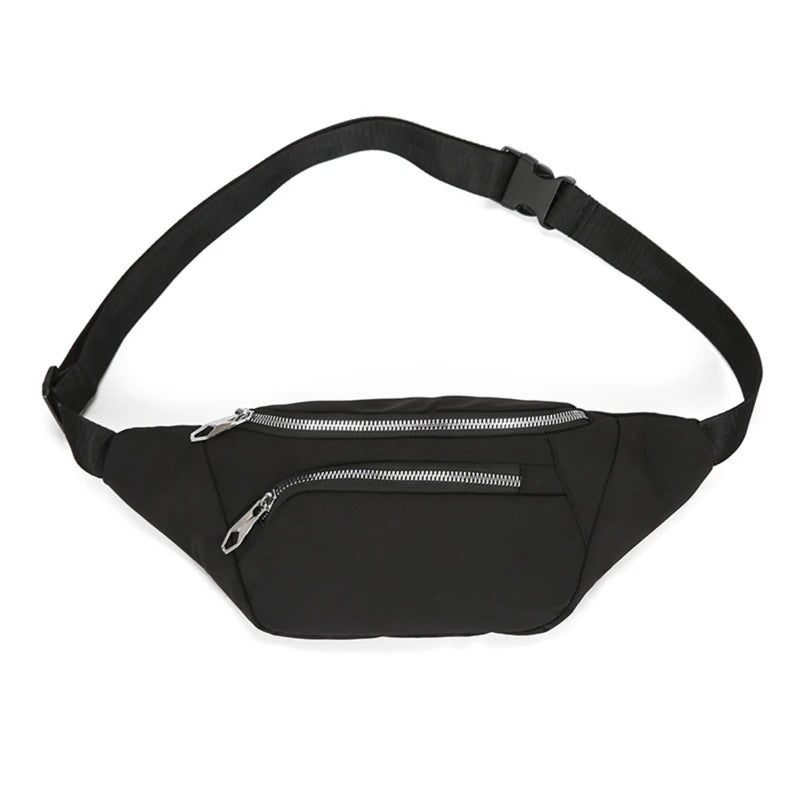 Nylon Waist Bag Women Men's Belt Bag Bum Bag Travel Purse Bag For Phone Pouch