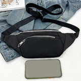 Nylon Waist Bag Women Men's Belt Bag Bum Bag Travel Purse Bag For Phone Pouch