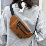 Chest Bag Texture Body Small Bag Sports Waist Bag Casual Shoulder Bag