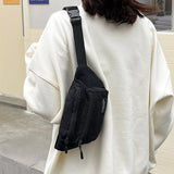 Chest Bag Texture Body Small Bag Sports Waist Bag Casual Shoulder Bag