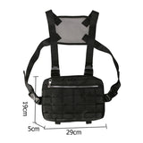 Waterproof Chest Bag Vest Men Military Streetwear Hip Hop Waist Bag