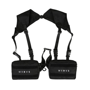 Men's Chest Bag Vest Hip-Hop Style Tactical Pack