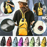 Women's Chest Bag Waterproof Small Backpack Multi-Functional Handbag
