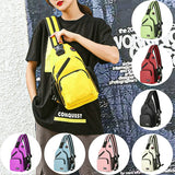 Women's Chest Bag Waterproof Small Backpack Multi-Functional Handbag