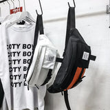 Canvas Chest Bag Women's Waist Belt Fanny Pack Unisex