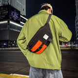 Canvas Chest Bag Women's Waist Belt Fanny Pack Unisex