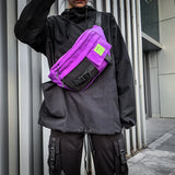 Canvas Chest Bag Women's Waist Belt Fanny Pack Unisex