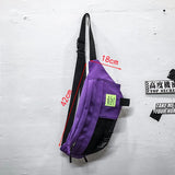 Canvas Chest Bag Women's Waist Belt Fanny Pack Unisex