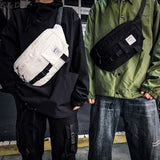 Canvas Chest Bag Women's Waist Belt Fanny Pack Unisex