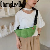 Women's Chest Bag Outdoor Pea Shape Crossbody Bag