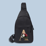 Crossbody Chest Bag with USB Charging Hole