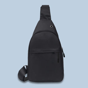 Skull Pattern Chest Bag Crossbody USB Charging Backpack