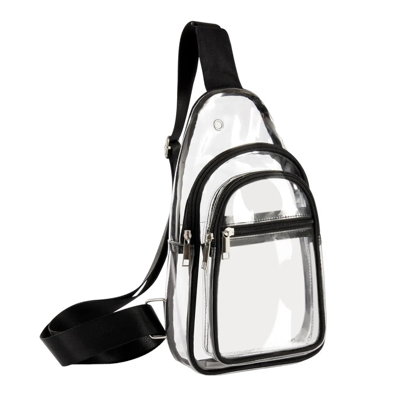 Mini PVC Clear Shoulder Bag for Stadium Travel