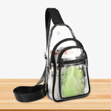 Mini PVC Clear Shoulder Bag for Stadium Travel