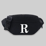 Women Travel Waist Bag Letter Name Series Crossbody Bag