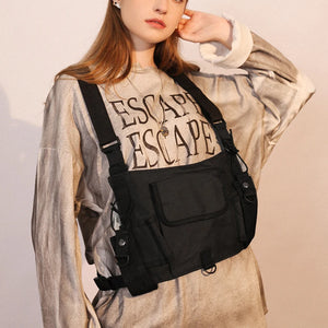Tactical Chest Rig Bag Streetwear Unisex Functional Cross Hip Waist Bag