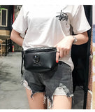 Skull Chest Bag Waist Shoulder Messenger Fanny Pack