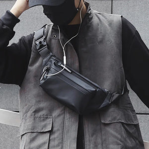 Waterproof Men's Waist Bag Outdoor Sports Messenger Bag
