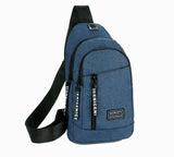 Canvas Crossbody Shoulder Bag Chest Pack Casual 7502 17X8X26cm