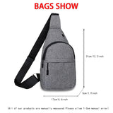 Men Outdoor Sport Chest Pack Printed Pouch Case Coin Purse Lipstick Organizer