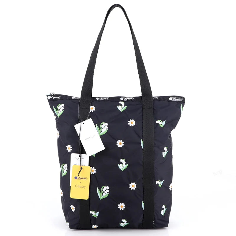 Chesty Leisure Women Nylon Shoulder Handbag Abstract Daily Tote