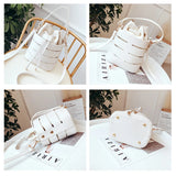 Mini Drawstring Bucket Bag for Women Shoulder Travel