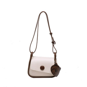 Flap Shoulder Bag PU Leather Clutch Crossbody Purse