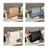 Small Flap Shoulder Bag PU Leather Handbag