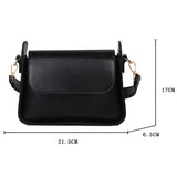 Small Flap Shoulder Bags For Women Pu Leather Handbag Clutch