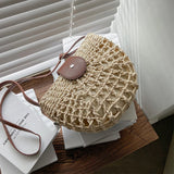 Straw Handbags For Women Large Capacity Crossbody Shoulder Woven Bags