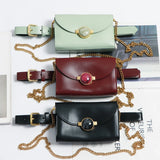 Women Fanny Pack Adjustable Waist Belt Phone Bag PU Leather Wallet