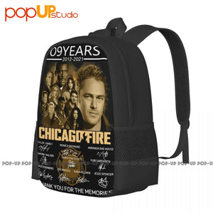 Chicago Fire 09 Backpack Large Capacity Softback Storage Bag