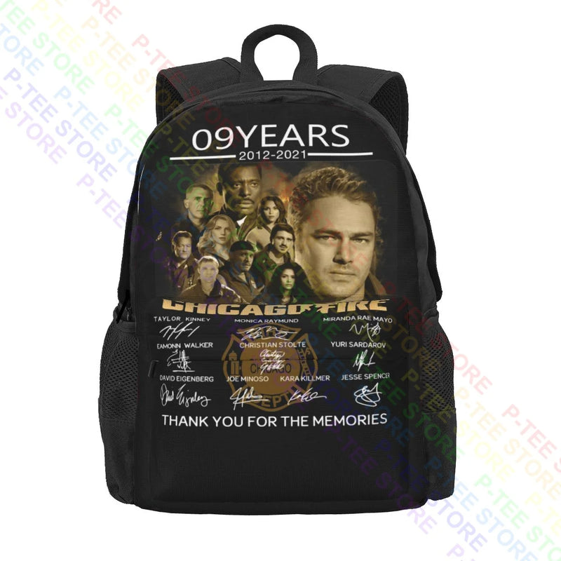 Chicago Fire Vintage Beach Bag Sports Style Travel Backpack