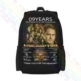 Chicago Fire Vintage Beach Bag Sports Style Travel Backpack
