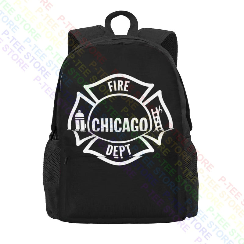 Chicago Fire Department Backpack, Eco Friendly Clothes Backpack