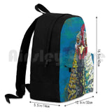 Colorful Hen Art Outdoor Hiking Backpack Riding Climbing Sports Bag