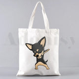 Chihuahua Funny Dog 90s Shoulder Bag for Women