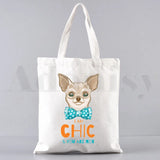 Chihuahua Funny Dog 90s Shoulder Bag for Women