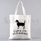 Chihuahua Funny Dog 90s Shoulder Bag for Women
