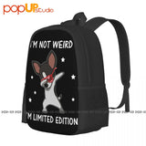 Chihuahua Not Weird I'M Editions Backpack Large Capacity Art Print Bags