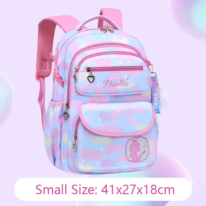 Girls School Bags Children Primary School Backpack Princess Schoolbag