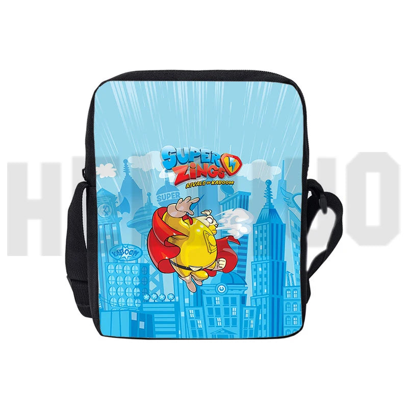 Child Game Zings Shoulder Bags Students Superzings Mini Bookbag Anime Teens Stat