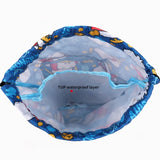 Kid Backpack Boys Girls Swimming Bag Waterproof Print Sports Bag