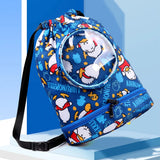 Kids Swimming Backpack Waterproof Cartoon Sports Bag Large Capacity